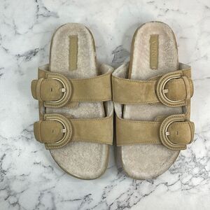 Vince Glyn Shearling-Lined Sandal 5.5
